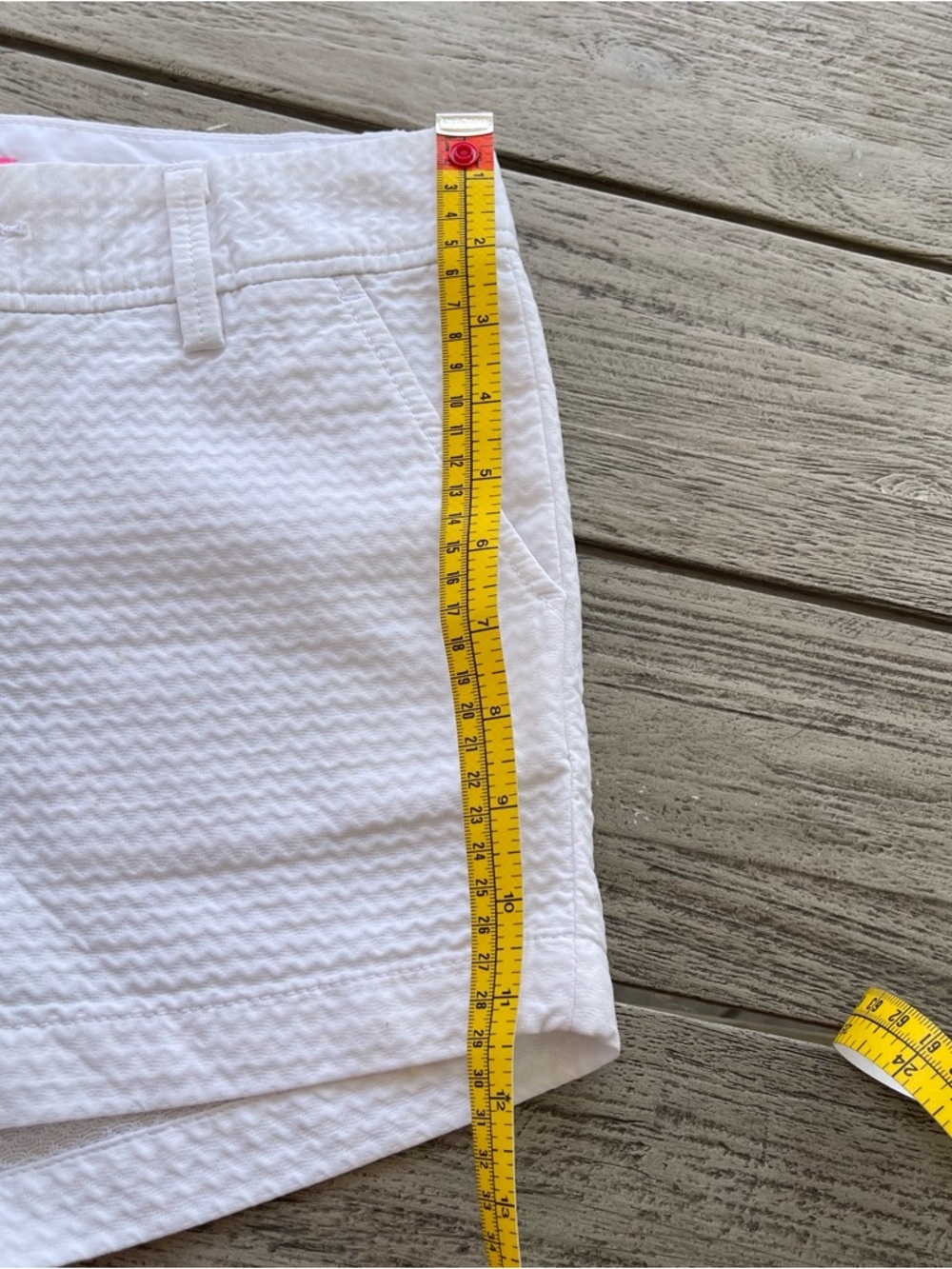 Lilly Pulitzer Resort White Textured Callahan  Shorts Size 00 NWT - Picture 10 of 11